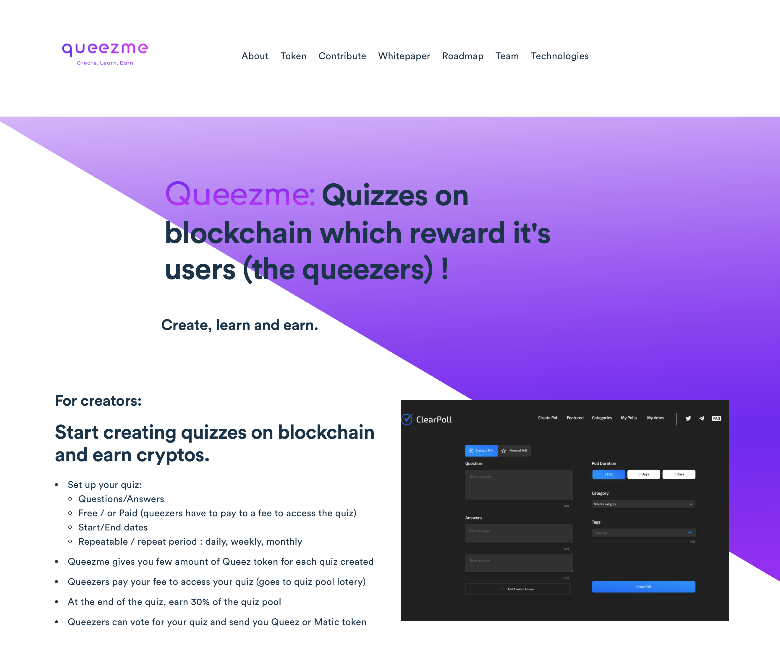 Portfolio Queezme